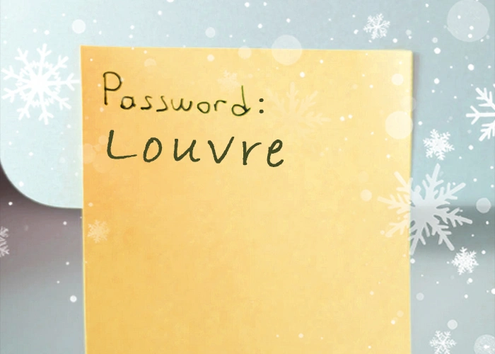 Post-it con password scritte sullo schermo